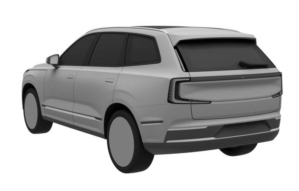 Imagini cu viitorul Volvo XC90 electric. Ar putea fi numit EXC90 - Poza 4