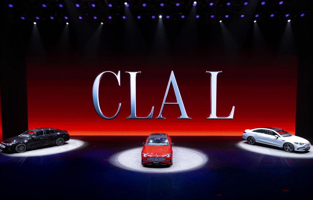 Noul Mercedes-Benz CLA L: variantă alungită pentru piața din China - Poza 2