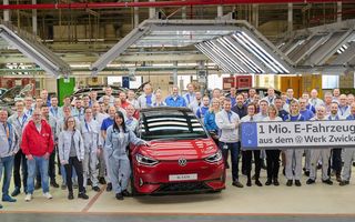 Volkswagen: 1 milion de mașini electrice produse